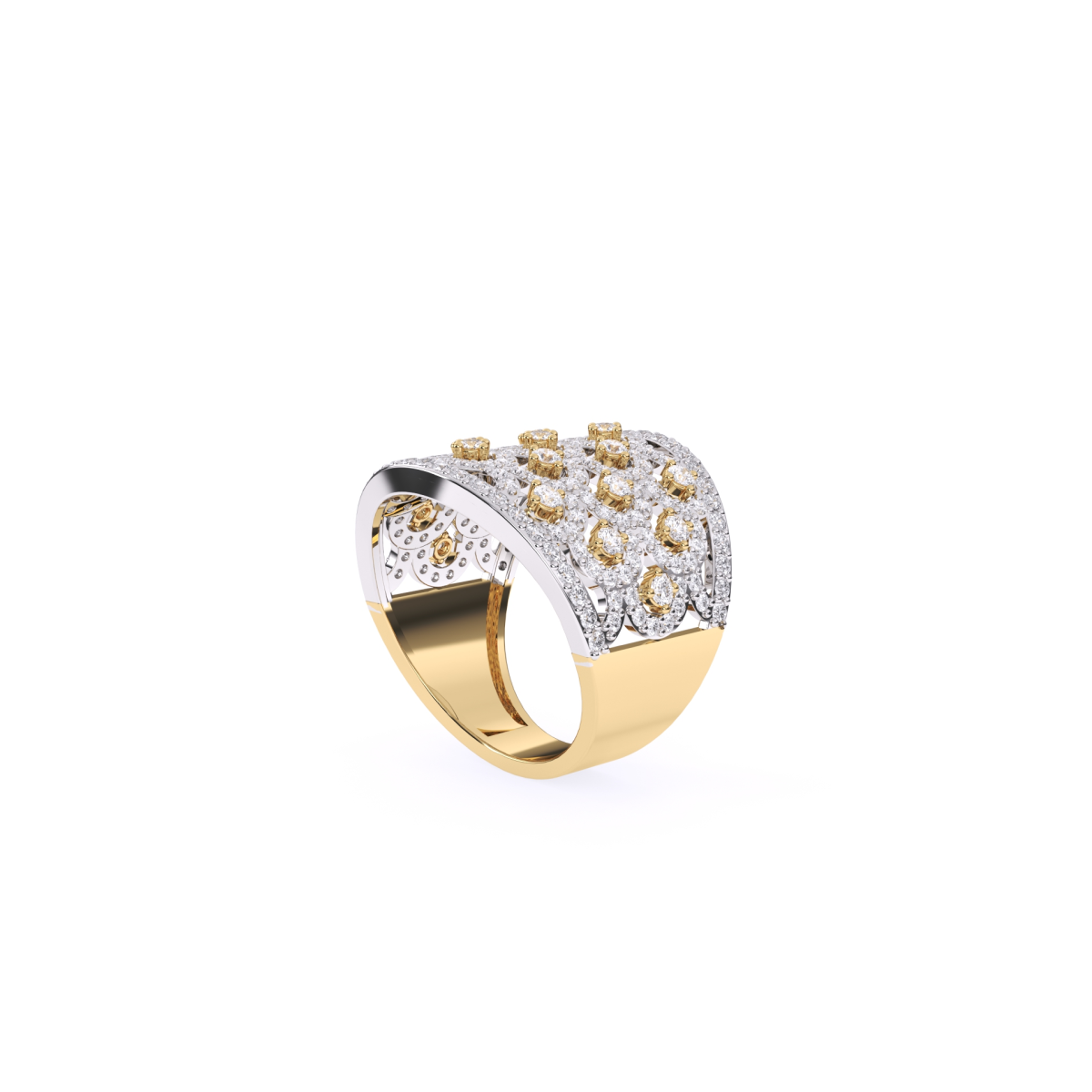 Luxury Round Cut Lab Grown Diamond Ring